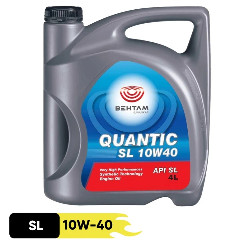 روغن موتور خودرو بهتام مدل Quantic Sl-10W40 حجم 4 لیتر