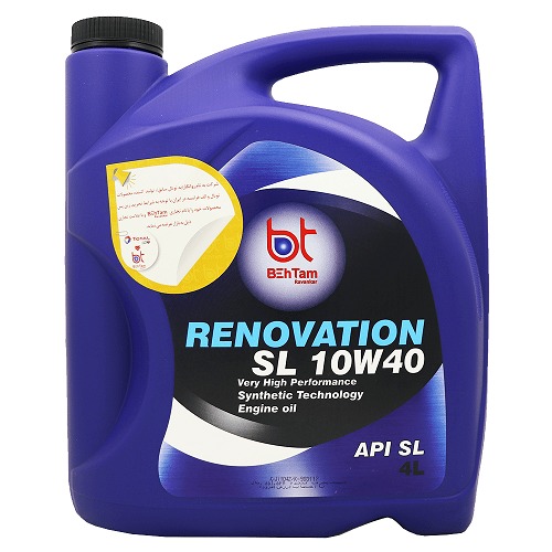 روغن موتور بهتام 10w-40 SL RENOVATION حجم 4 لیتر