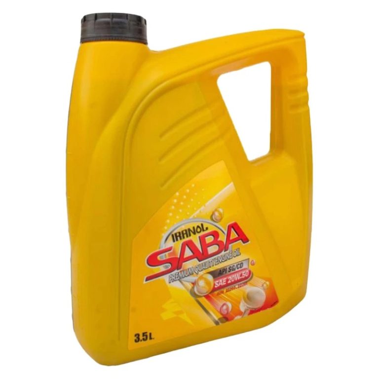 روغن موتور ایرانول صبا 20W-50 SG حجم 3.5 لیتری