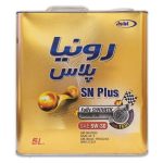 روغن موتور ایرانول رونیا پلاس توربو 5W-30 SN PLUS حجم 5 لیتر
