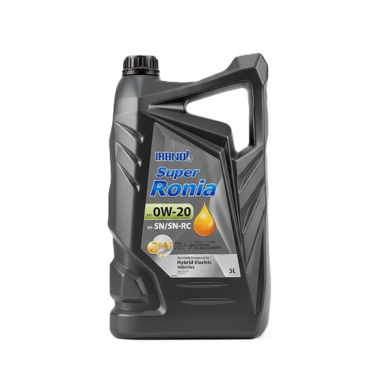 روغن موتور ایرانول سوپر رونیا 0W-20 SN حجم 5 لیتری