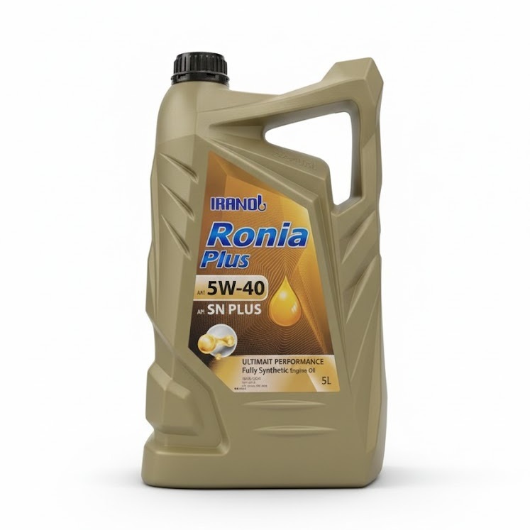 روغن موتور ایرانول رونیا پلاس 5W-40 SN حجم 5 لیتری