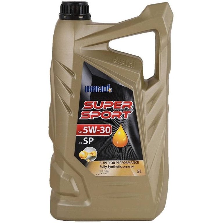 روغن موتور ایرانول رونیا سوپر اسپرت 5W-30 SP حجم 5 لیتری