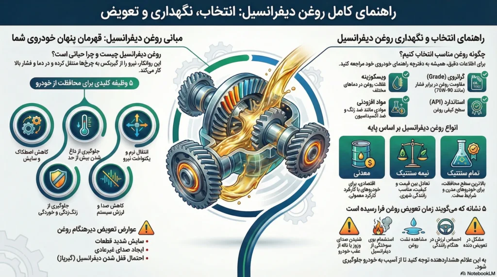 راهنمای خرید Differential oil