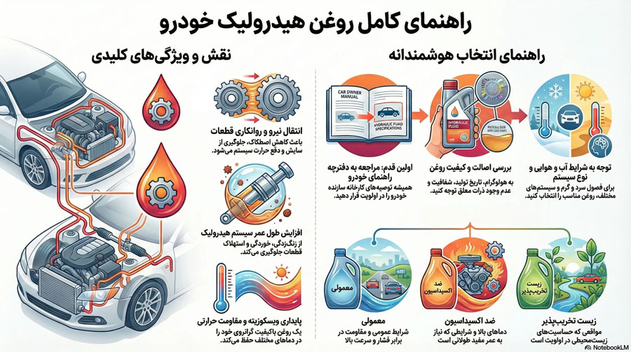 راهنمای خرید روغن هیدرولیک